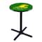 Holland Bar Stool Co 42" Blk Wrinkle Kentucky State University Pub Table L211B4228KYStUn - alternate 1